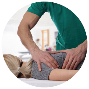 Avkopplande massage som behandling för trötthet & smärta i ryggen